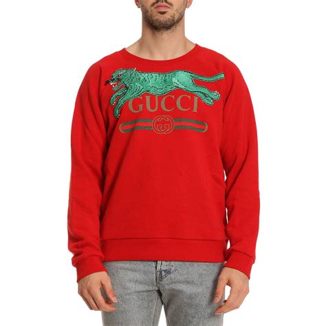 felpa gucci uomo|felpa gucci in cotone.